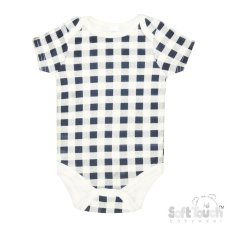 CC09-BS-03: Checked Bodysuits (0-3 Months)